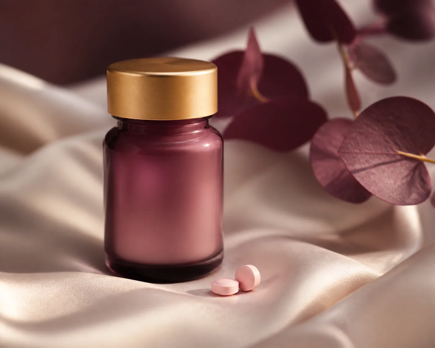 Desira sublingual tablets in an amber jar